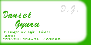 daniel gyuru business card